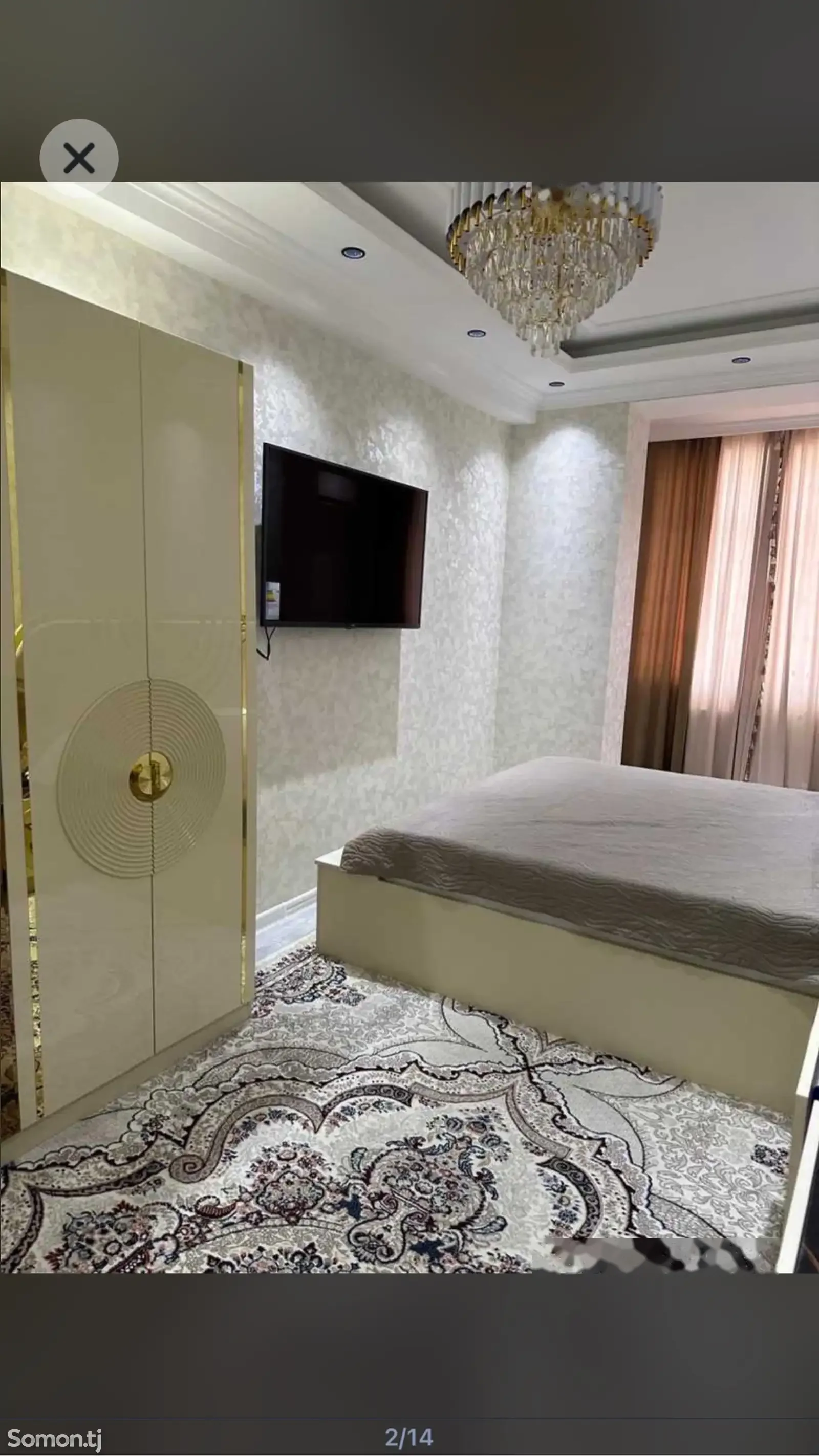 2-комн. квартира, 17 этаж, 80м², Молодёжный