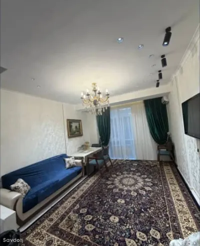2-комн. квартира, 3 этаж, 55м², Сомони