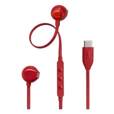 Проводные наушники JBL Tune 305C  USB-C , красный