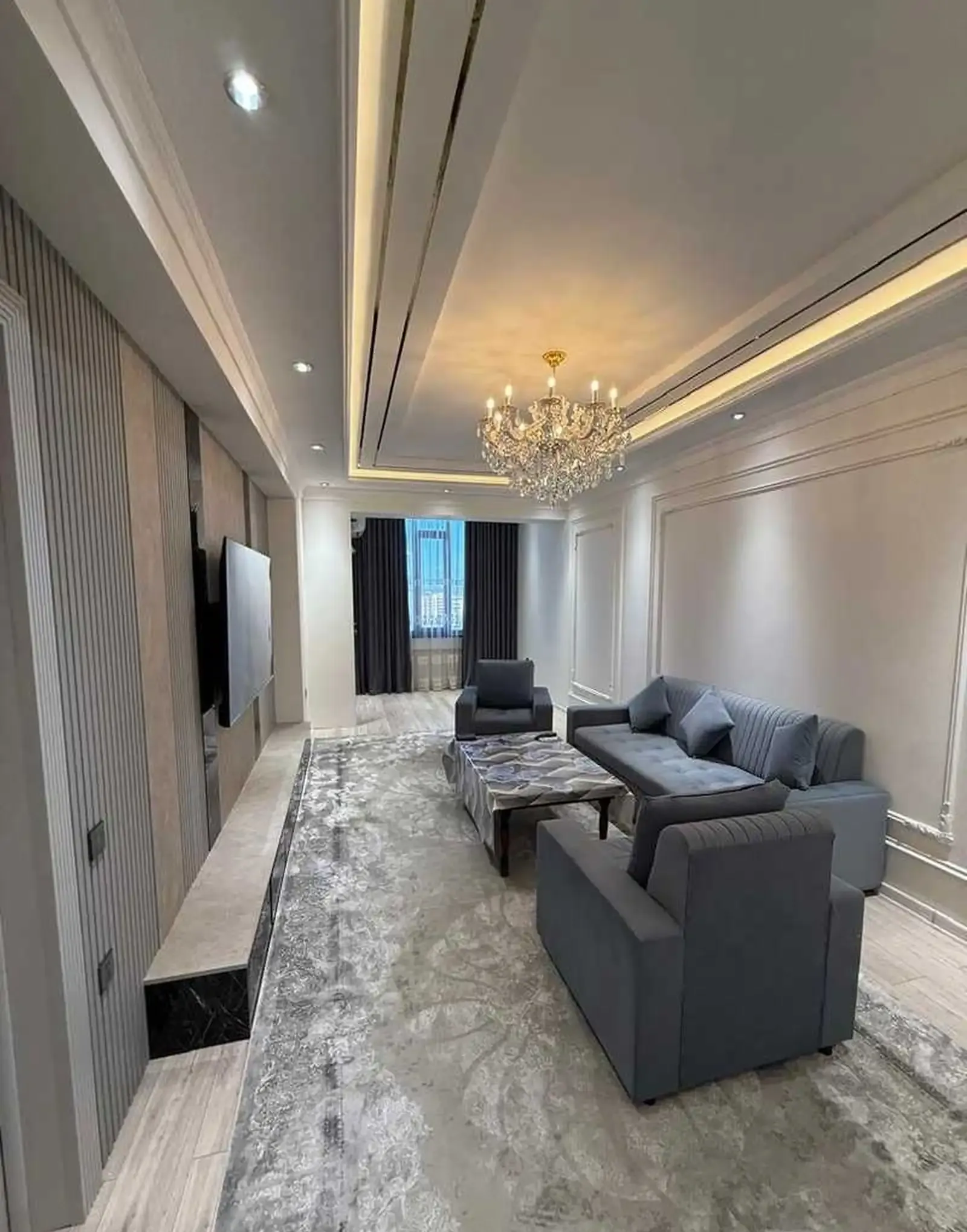 2-комн. квартира, 12 этаж, 90м², гостиница Hilton
