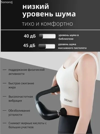Перкуссионный массажер для тела и мышц