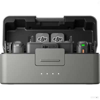 Беспроводная микрофонная система DJI Mic 3, 2 TX & 1 RX, 32-bit Float Black