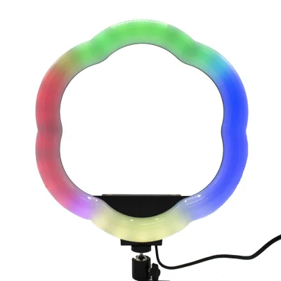 Кольцевая лампа цветок RGB LC-318