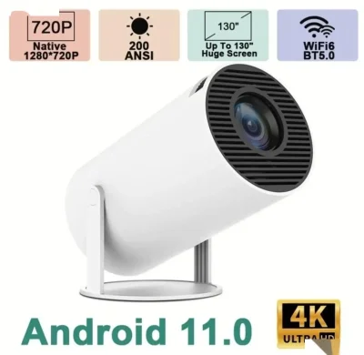 Домашний проектор 4K Full HD Bluetooth Wi-Fi 1280x720