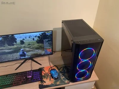 Игровой компьютер core i5 12400F/GTX 1660 Super/RAM 16GB DDR 4/256GB NVME/1TB HD