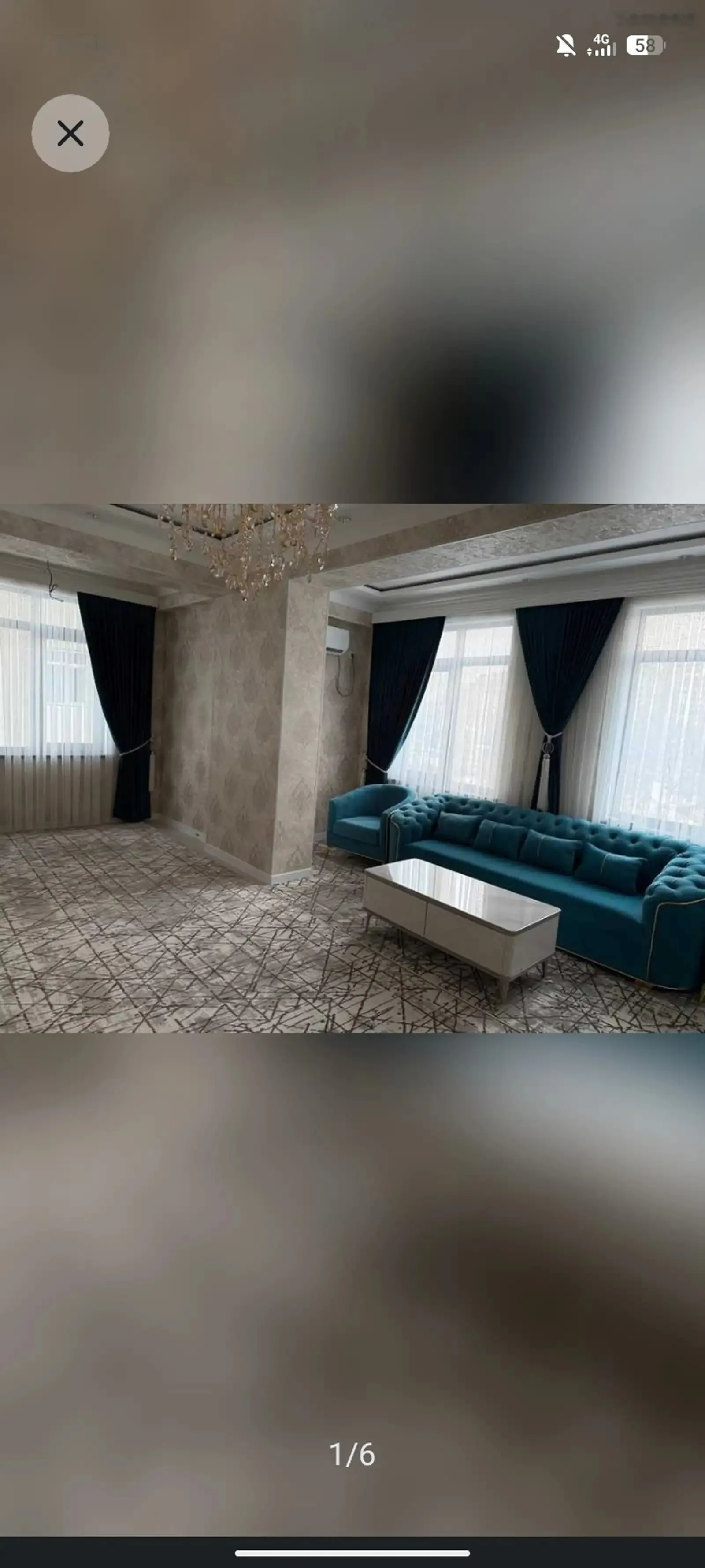 3-к квартира, 6 этаж, 100 м², шохмансур танка