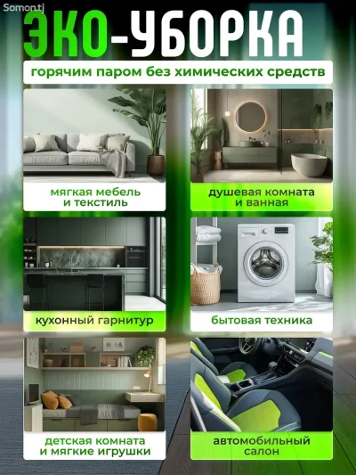 Мощный пароочиститель для уборки дома — миниатюра 3