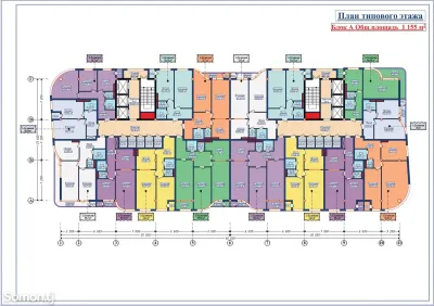 2-комн. квартира, 15 этаж, 76 м², И.Сомони