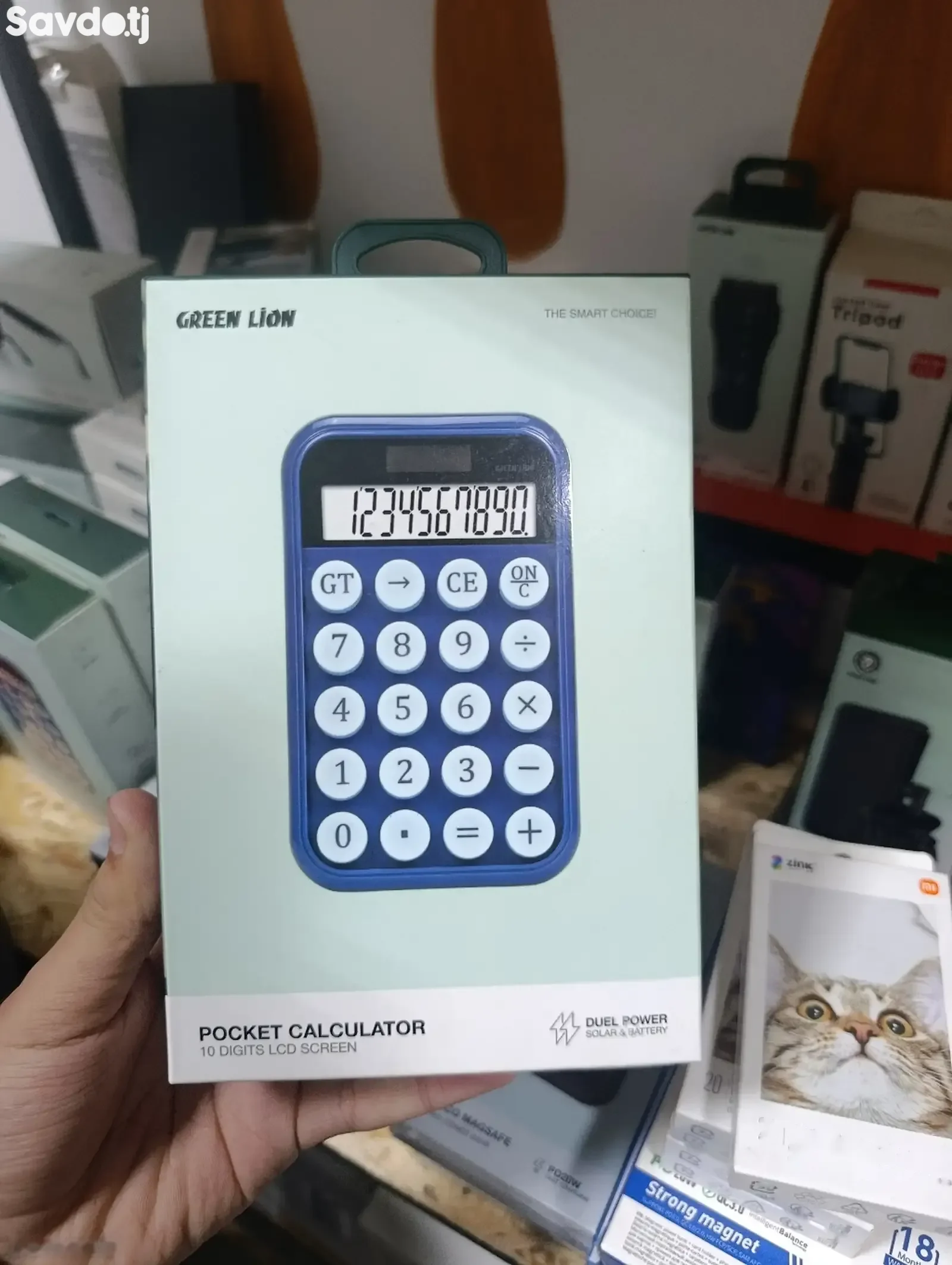 Карманный калькулятор Green Lion pocket calculator 10 Digits