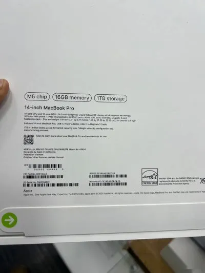 Ноутбук Apple M5 Pro 16/1tb