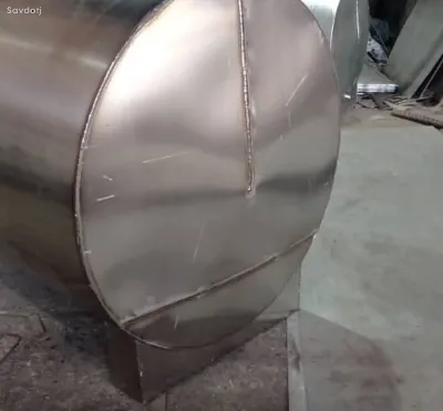 Бочка из оцинкованной стали 1000л