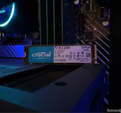 SSD накопитель M2 Crucial 500Gb