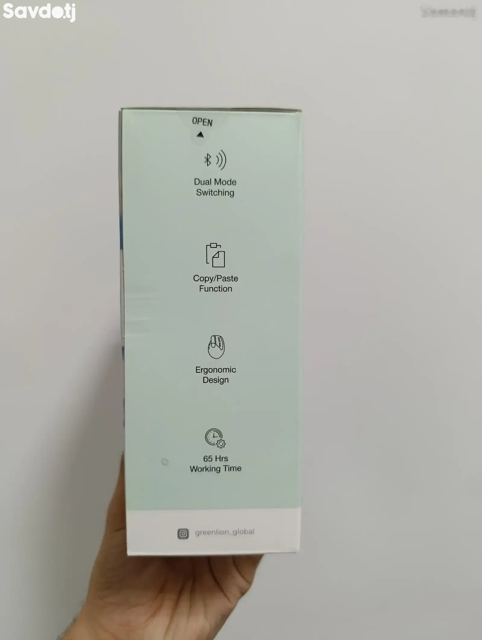 Эргономичная вертикальная мышь Green Lion Smart