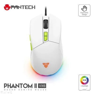 Игровая мышь FANTECH Phantom II VX6 - Белая