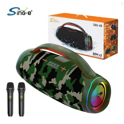 Беспроводная колонка ZQS-X8 с Bluetooth, 100 Вт