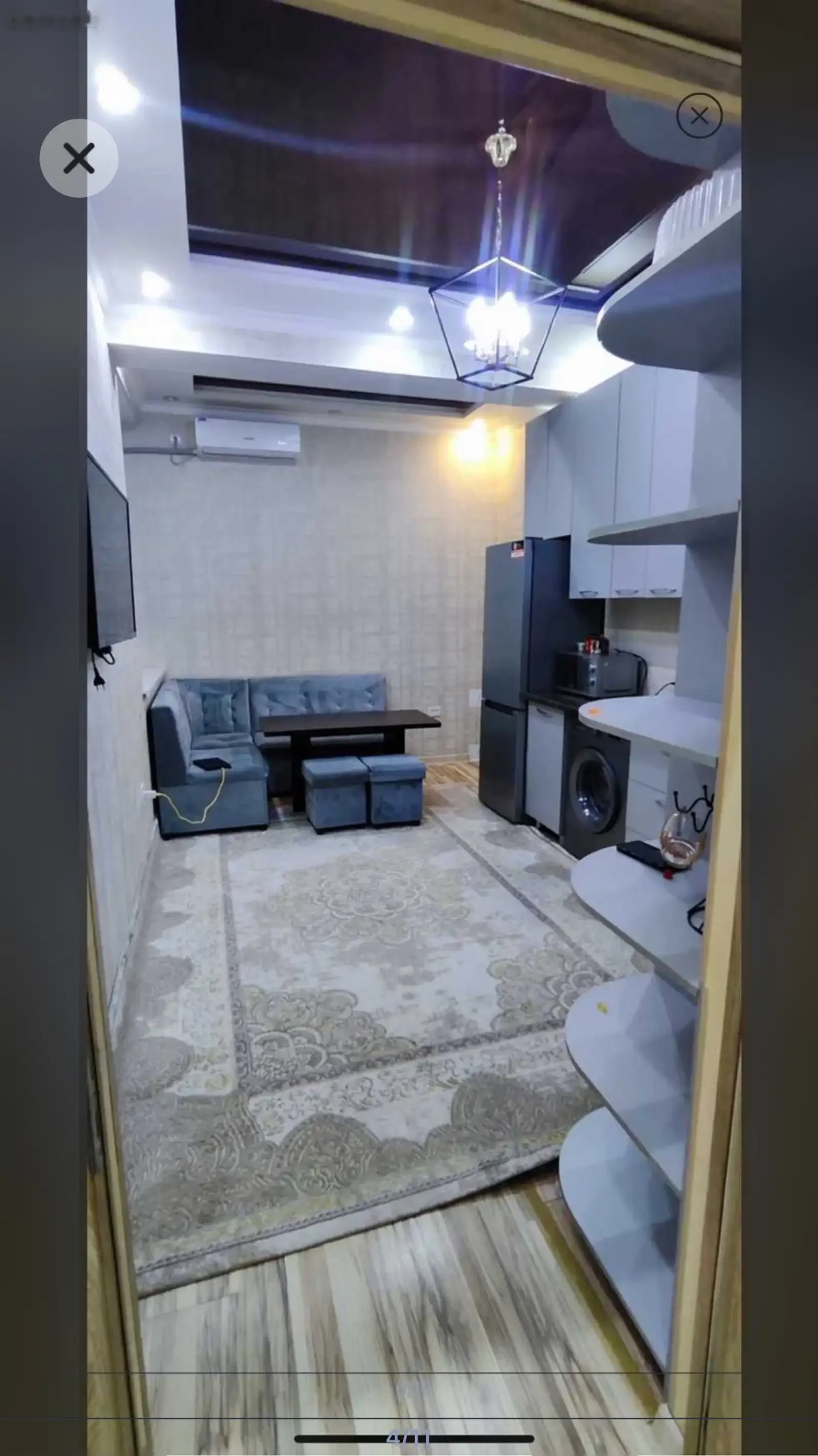 2-комн. квартира, 14 этаж, 82м², Голубой экран