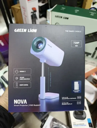 Проектор Green Lion Nova Portable Smart Projector, белый