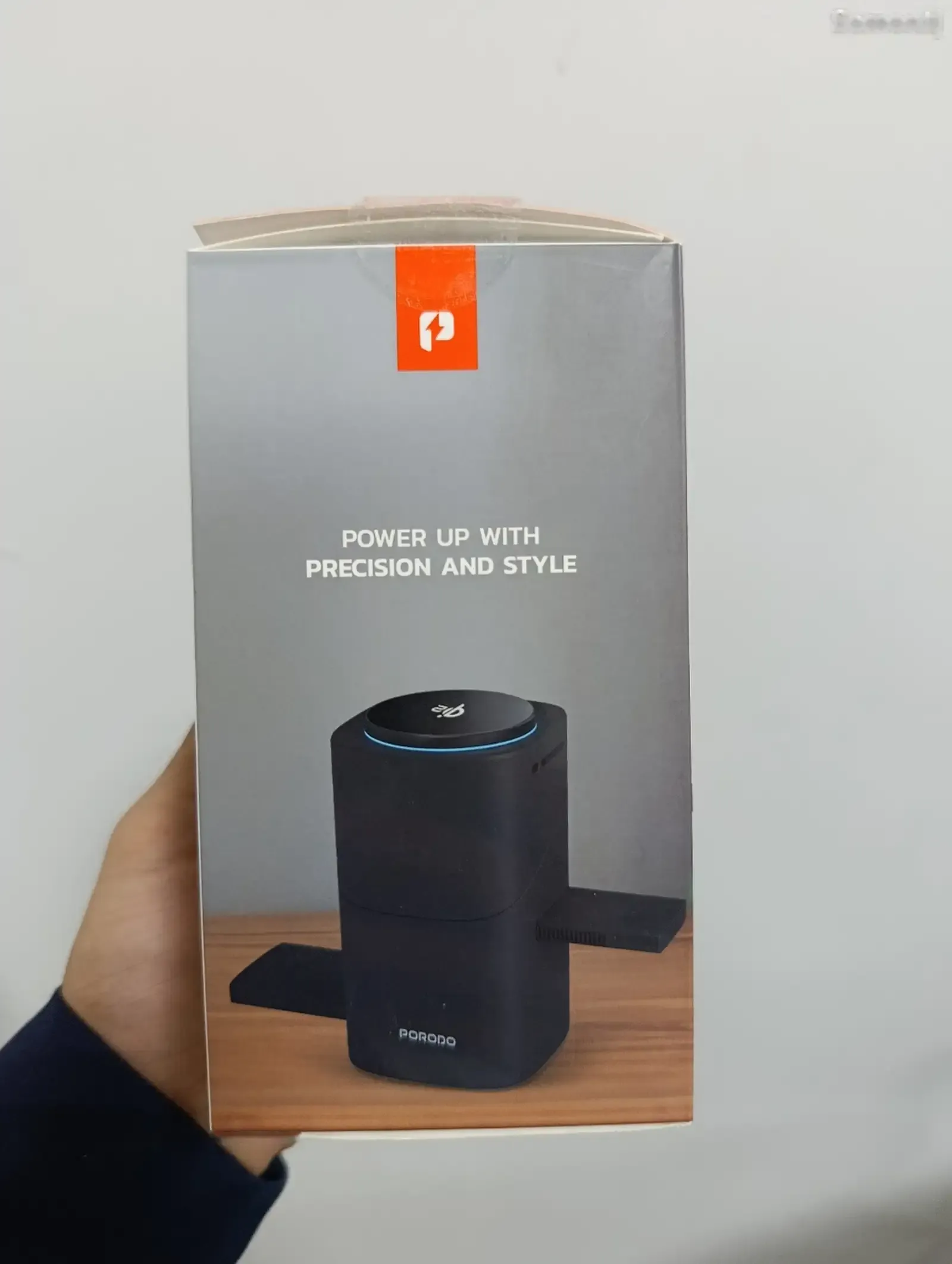 Зарядная станция Porodo 3-in-1 Auto Rotation Wireless Charger