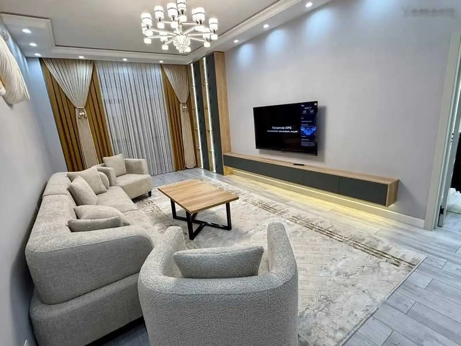 3-комн. квартира, 15 этаж, 120м², Ёкут