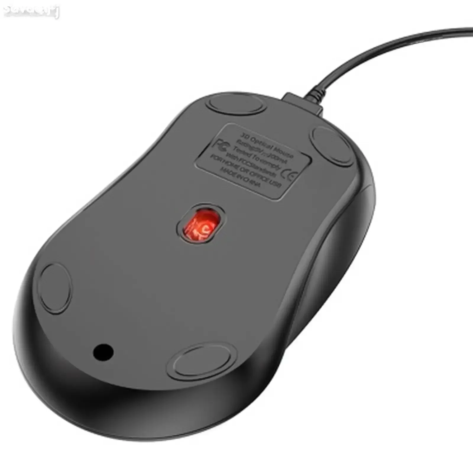 Мышь проводная Borofone BG4 черный