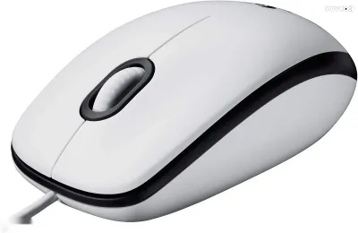 Проводная мышь Logitech M100 USB 1000 DPI White