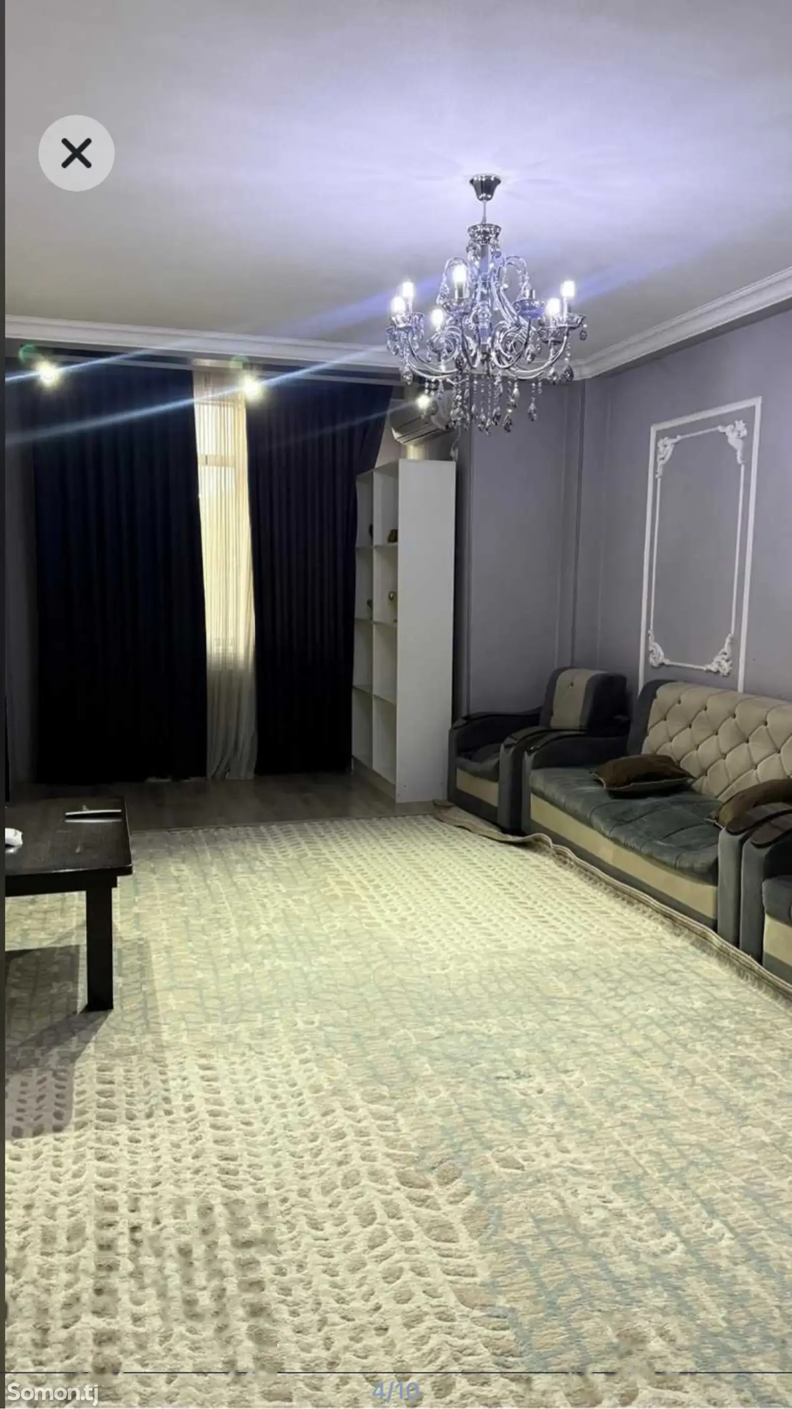 2-комн. квартира, 4 этаж, 78м², Чордома