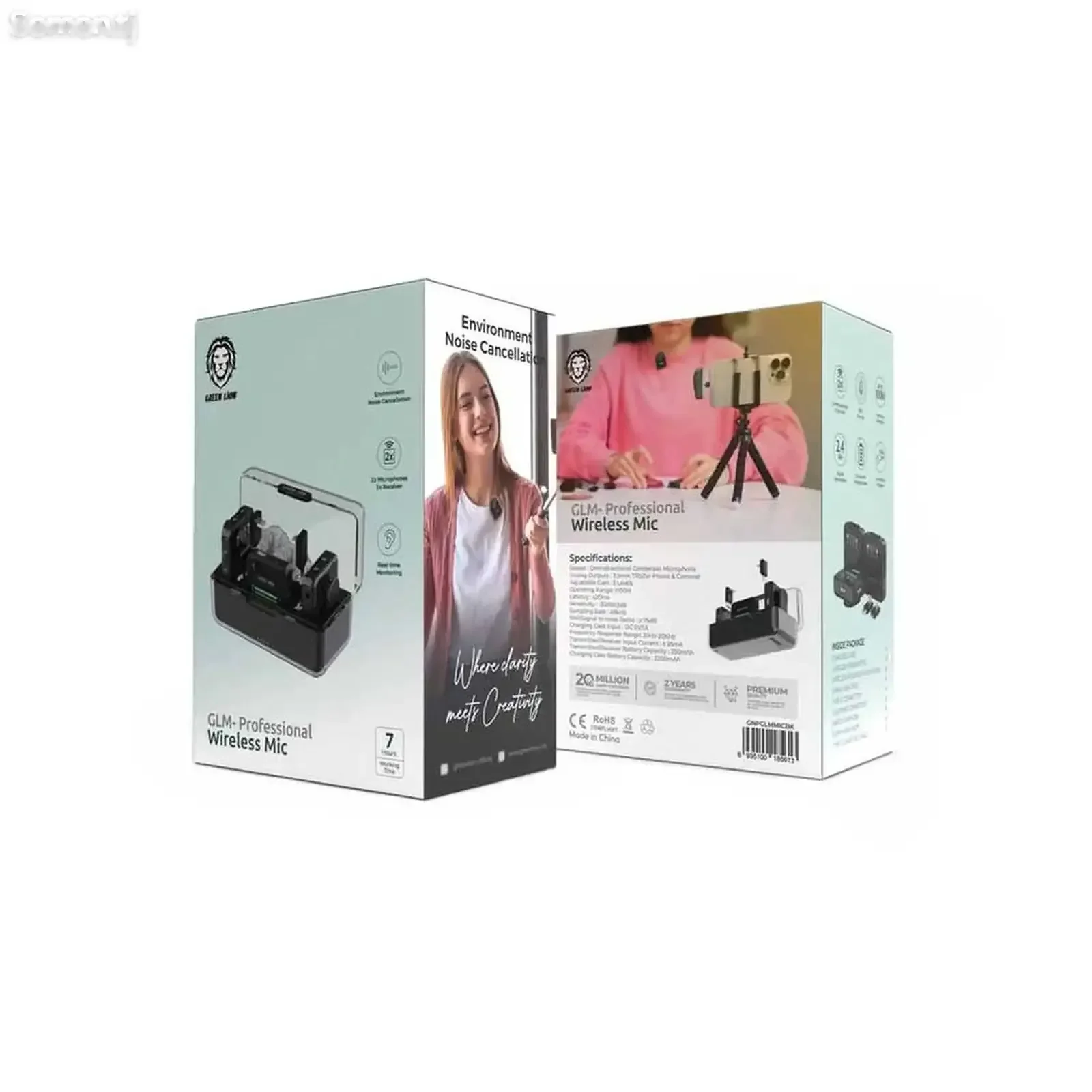 Профессиональный беспроводной микрофон Green Lion GLM-Professional Wireless Mic