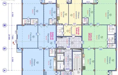 4-комн. квартира, 7 этаж, 210 м², Исмоили сомони