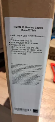 Игровой ноутбук HP Omen 16