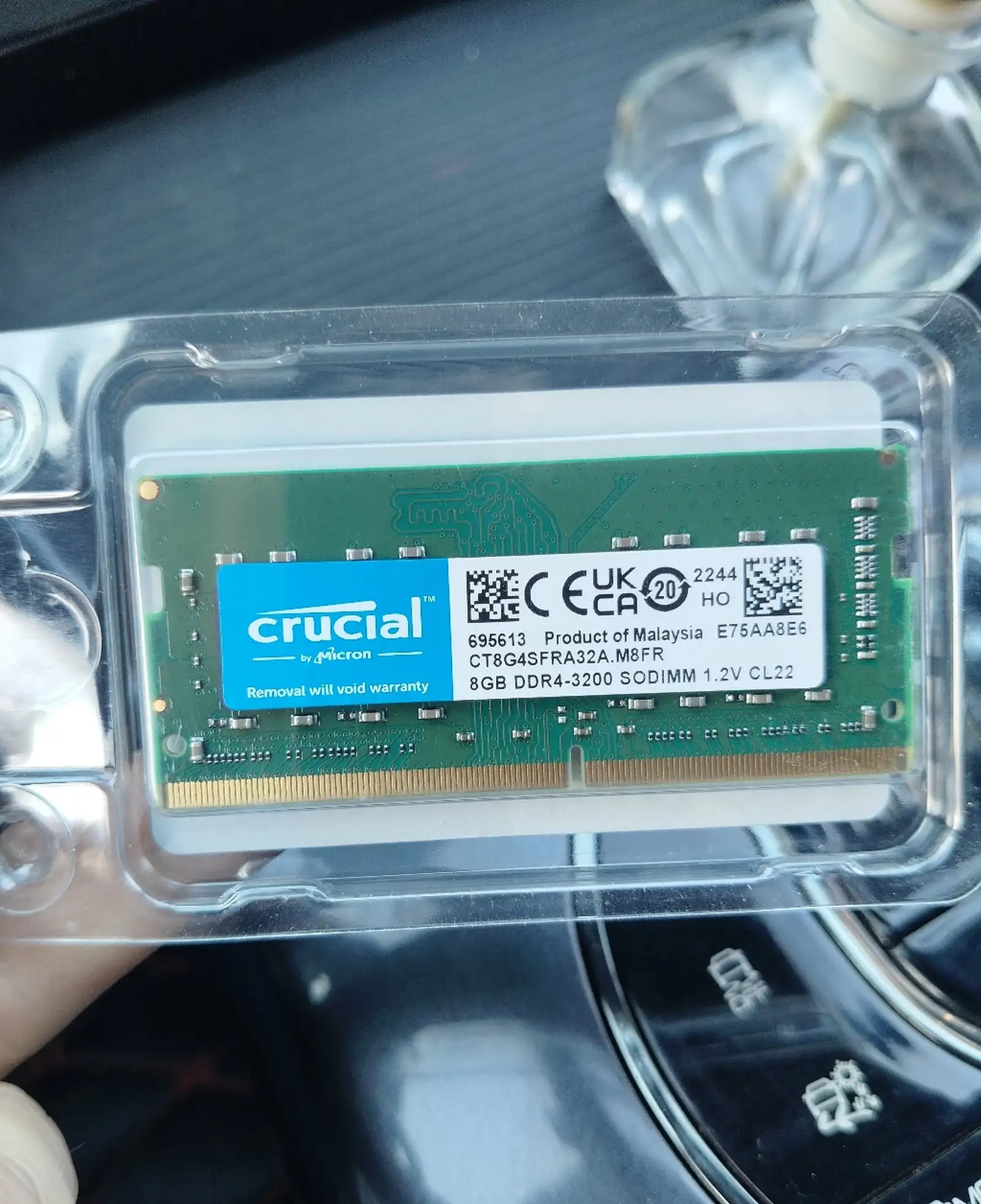 Оперативная память crucial DDR4 8gb 3200 mhz
