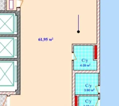 1-комн. квартира, 10 этаж, 62 м², Шоҳмансур