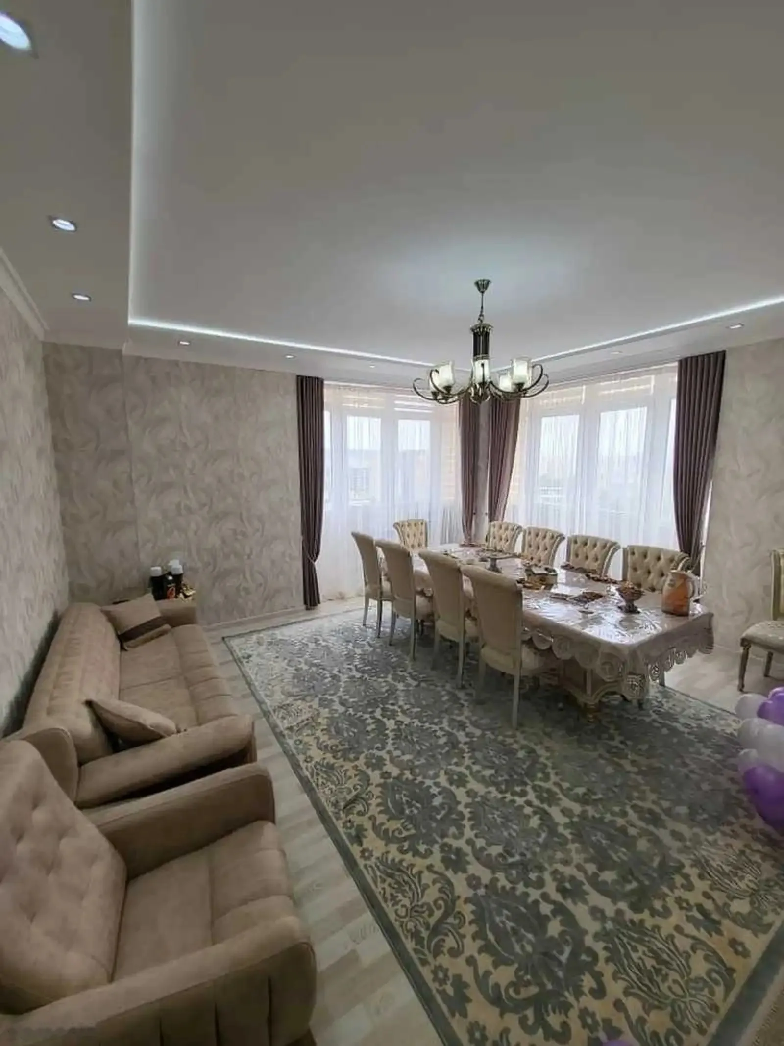 3-комн. квартира, 17 этаж, 150м², ВАТАН