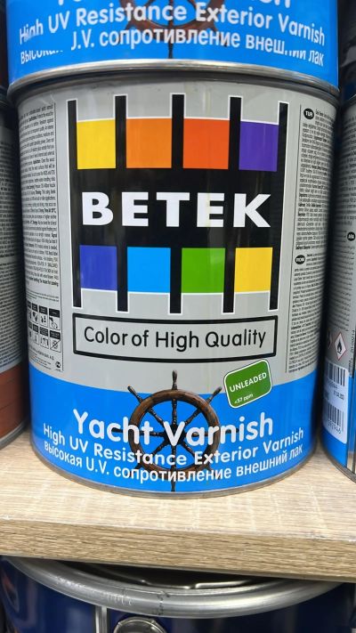 Прозрачный глянцевый лак Betek