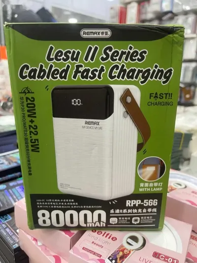 Внешний аккумулятор Remax RPP-566 22.5W 80000mAh Power Bank