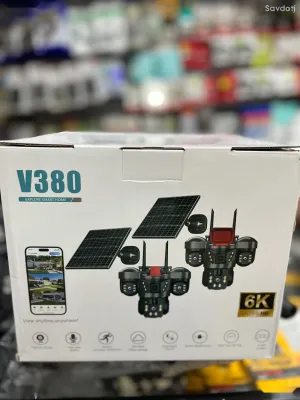 Камера 4G с солнечной панелью 6K Ultra HD