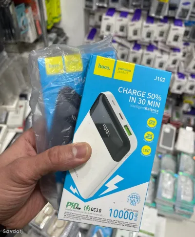 Внешний аккумулятор Power Bank HOCO J102 10000 mAh 20W