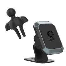 Автомобильный магнитный держатель Green 2 in 1 Magnetic Car Phone Holder