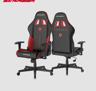 Игровое кресло DXRacer Prince Throne 2026 Black Red