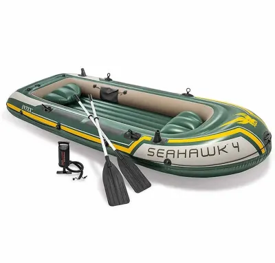 Оригинальная гребная лодка Seahawk 4 надувная для рыбалки