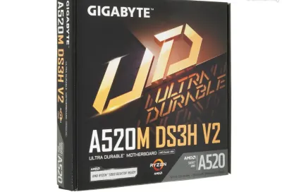 Материнская плата GIGABYTE A520M DS3H V2 с Процессором Ryzen 5 5600