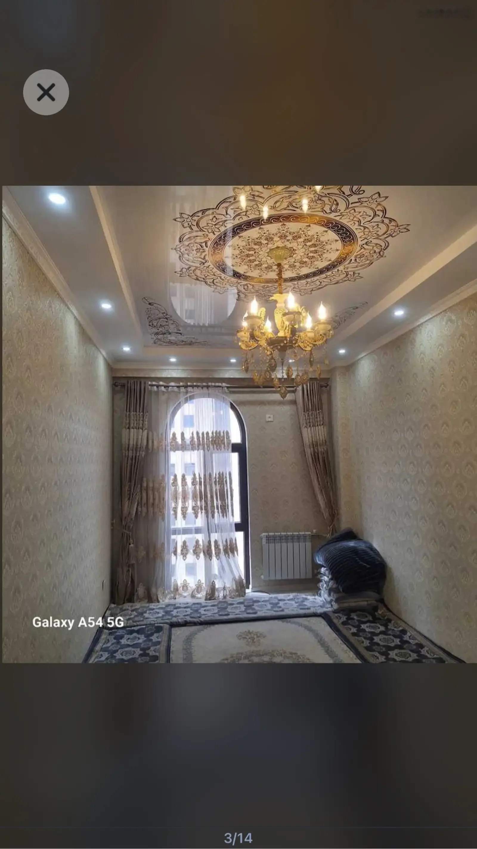 2-комн. квартира, 14 этаж, 60м², Напротив Хилтон