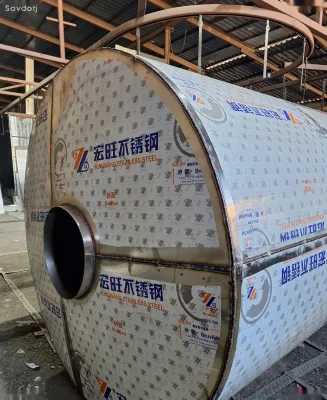 Бочка из нержавеющего лыстья 10000л.