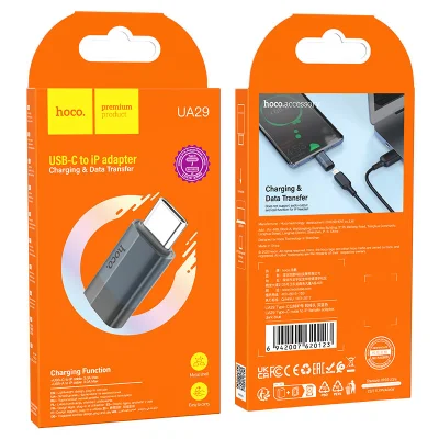 OTG переходник Hoco UA29 Lighting на Type-C