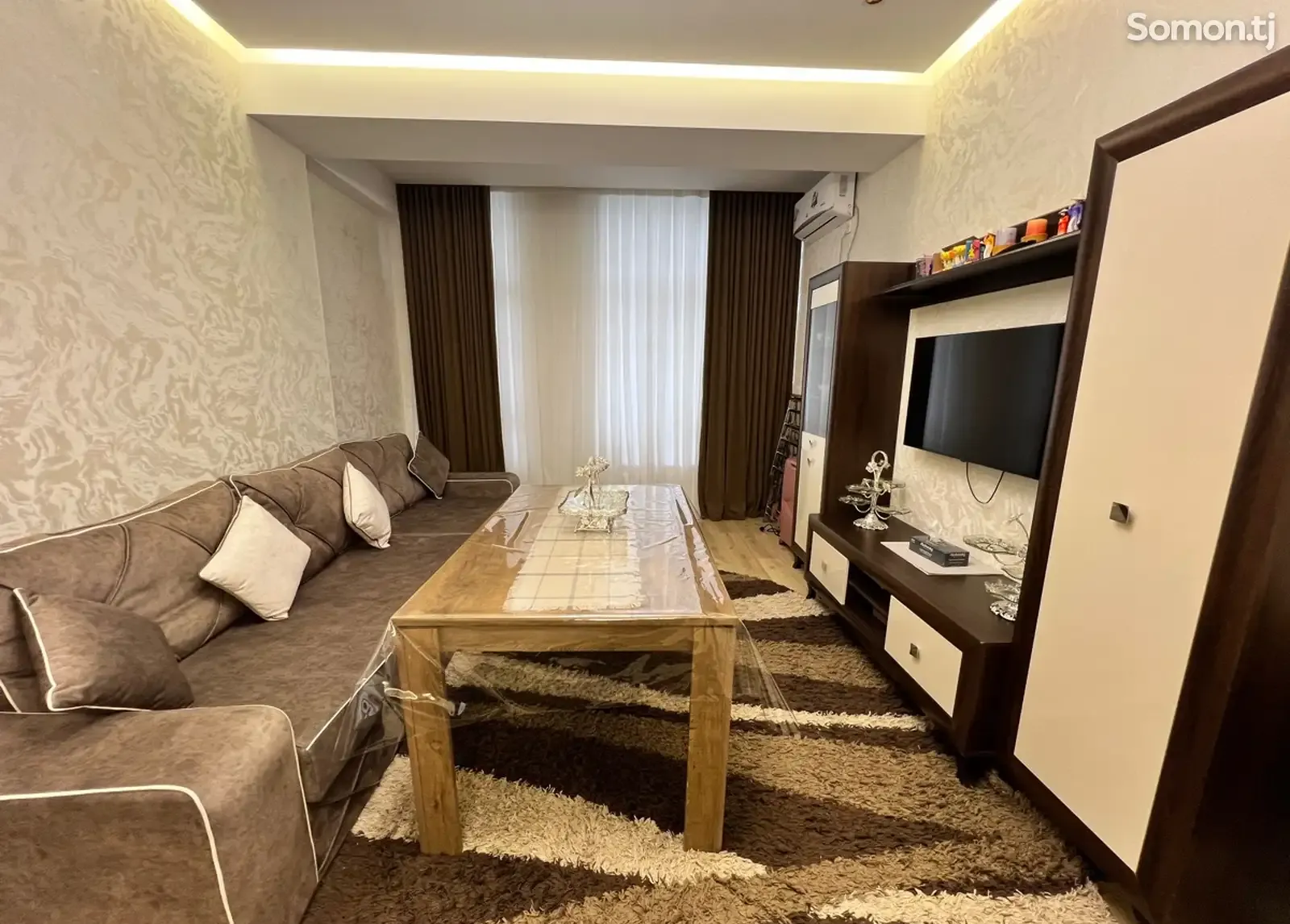 2-комн. квартира, 13 этаж, 60 м², Ашан