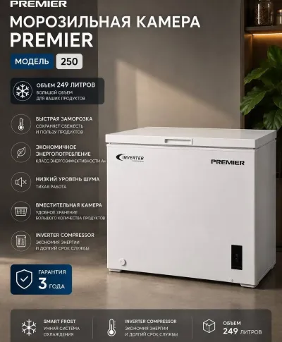 Морозильник Premier 250 Invektor