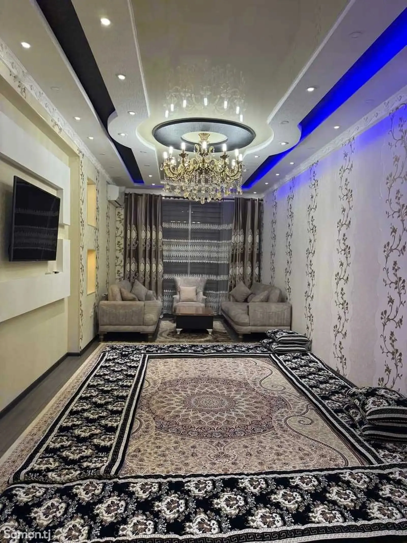 3-комн. квартира, 10 этаж, 90м², доми ёвар