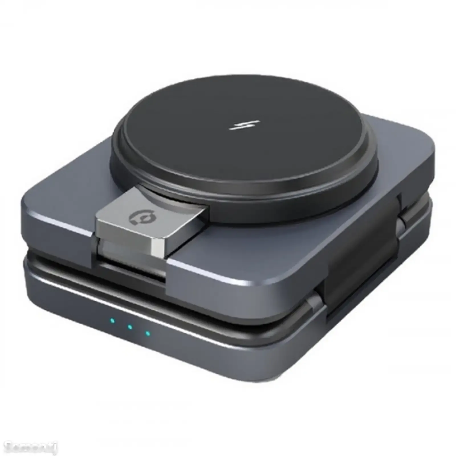 Зарядная станция Powerology Qi2-15W Magsafe iPH15 Multi-Device Charging Stand