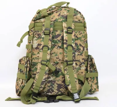 Рюкзак тактичный 55 л, B08 з подсумками, 53х35х22 см, Американский пиксель