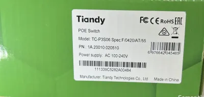 Коммутатор POE Switch TC-P3S06