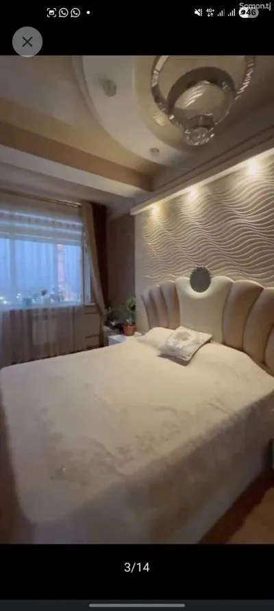 3-комн. квартира, 11 этаж, 60м², Сомони